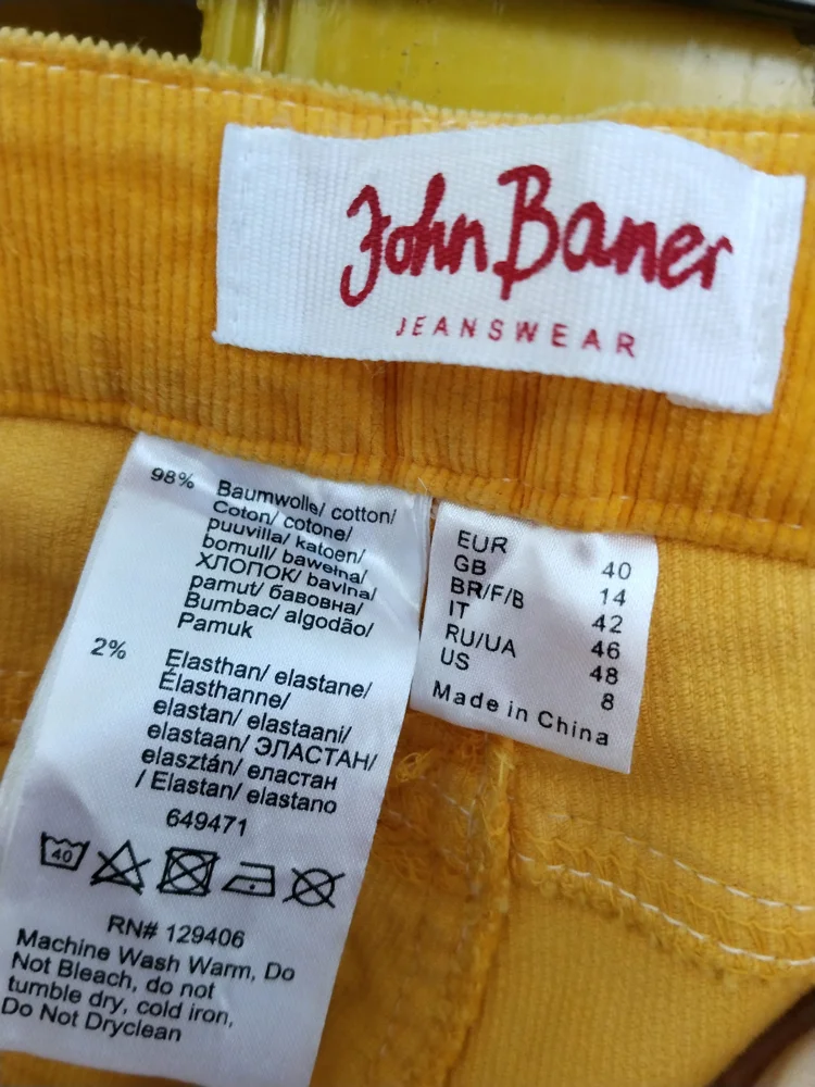 John Baner Jeans, size L / 40 / 12, photo 2