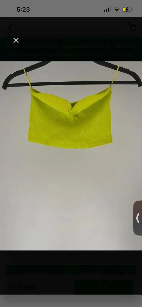 Bershka كروب توب