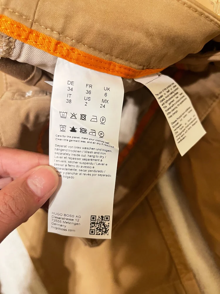 BOSS Hugo Boss Pants, New with tags, size XS / 34 / 6, photo 2