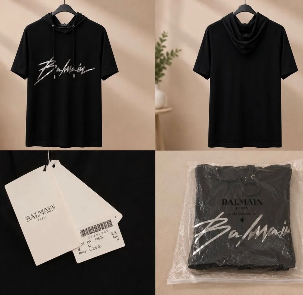 Balmain Short Sleeve Shirts