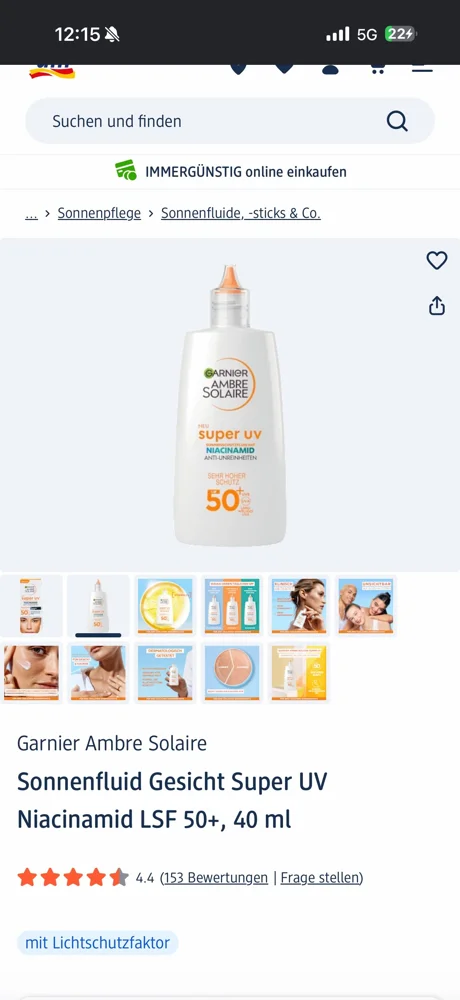 Garnier واقي شمس، جديدة بالتيكيت، صورة 2