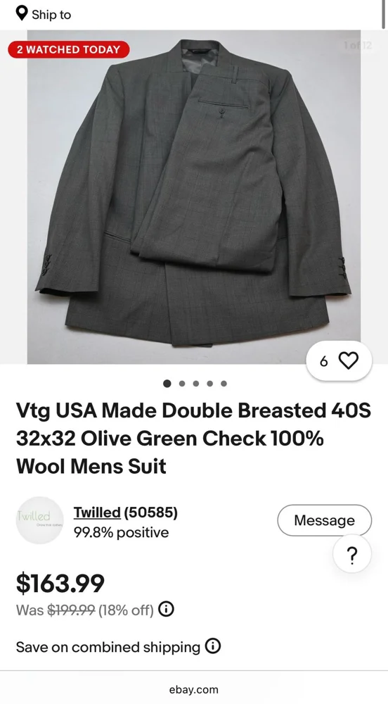 Pierre Cardin Suits