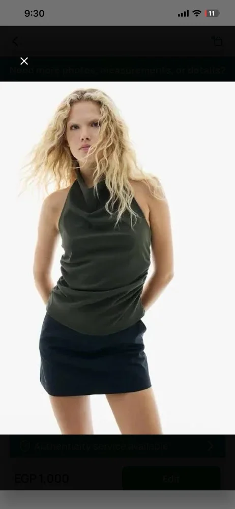 H&M هالتر توب