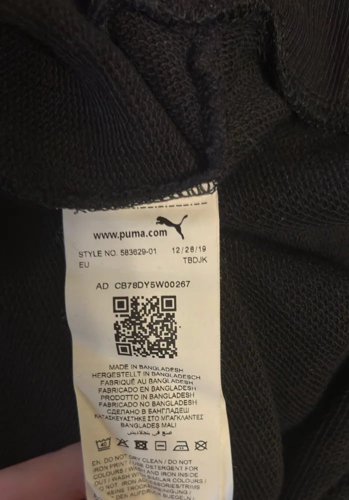 Puma Hoodies, Excellent, size M / 38 / 10, photo 3