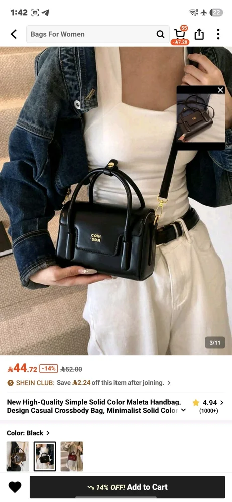 Shein Cross-Body Bags, size Other, photo 4