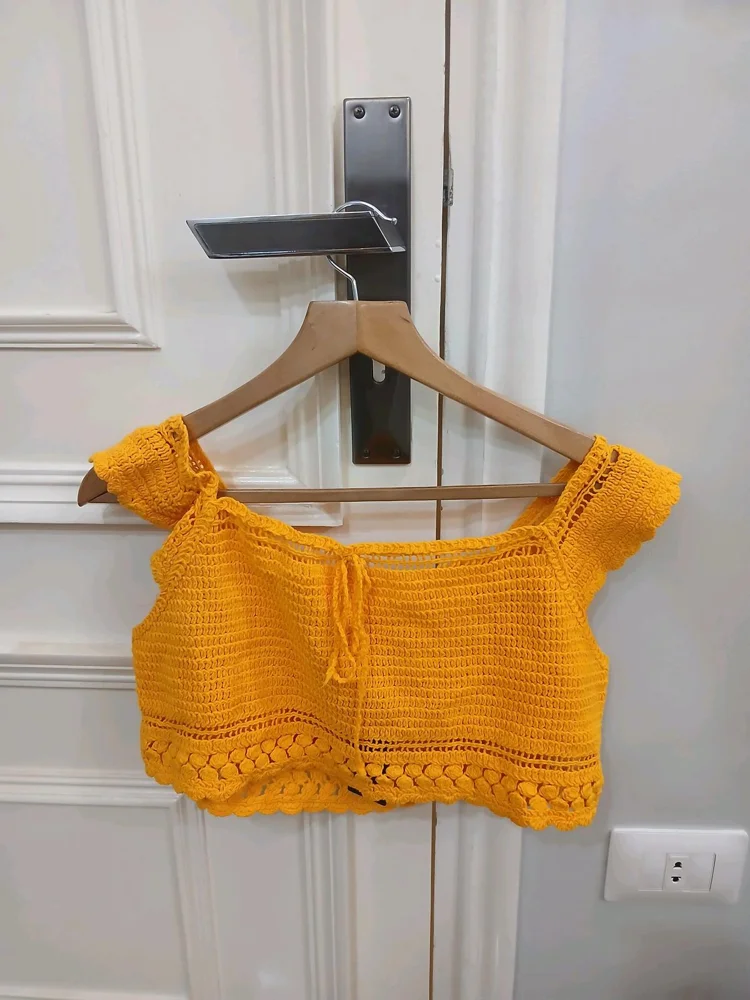 Splash Crop Tops