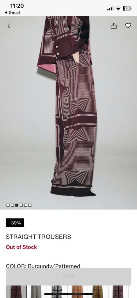 H&M Pants, size S / 36 / 8, photo 2