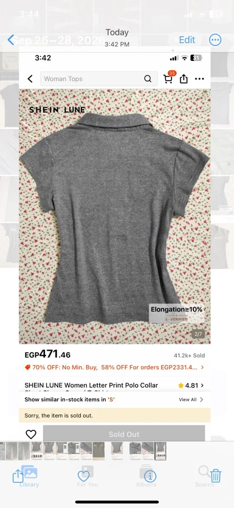 Shein T-shirts, size M / 38 / 10, photo 2
