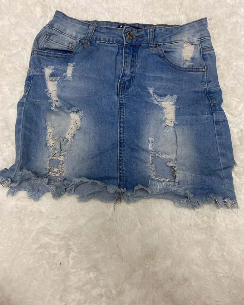 Wax Jean Skirts
