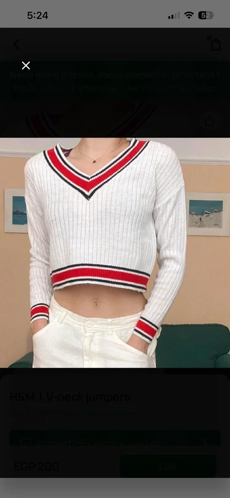 H&M سويترات وبلوفرات