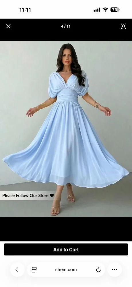 Shein فساتين طويلة