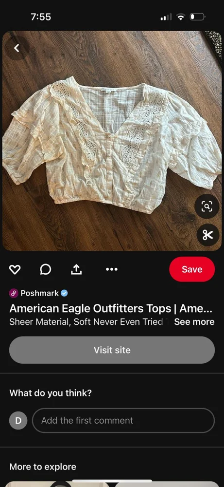 American Eagle Blouses, New with tags, size XS / 34 / 6, photo 2