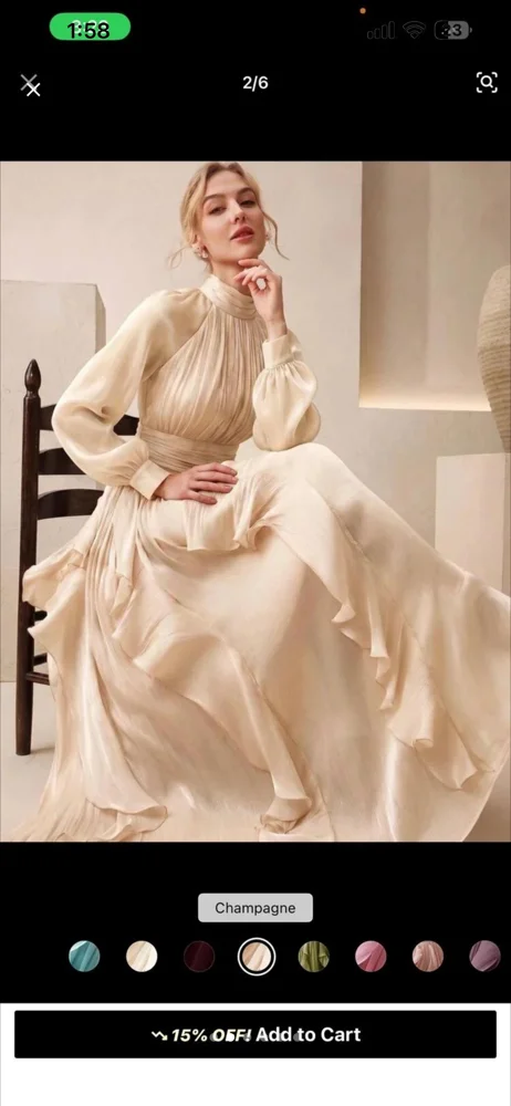 Shein Maxi Dresses, size XL / 42 / 14, photo 2