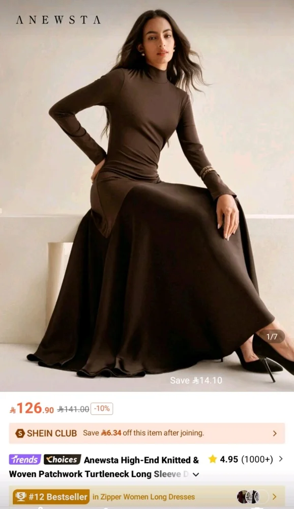 Shein Maxi Dresses, size XL / 42 / 14, photo 4
