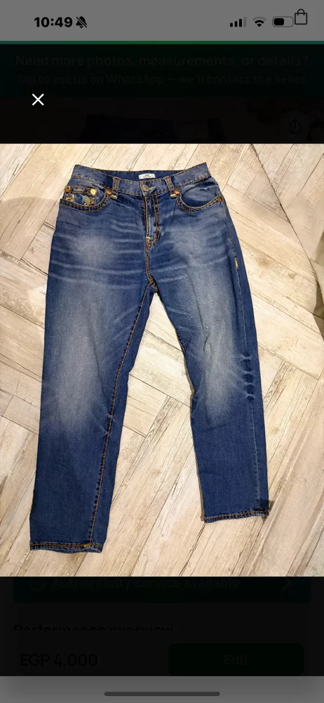 True Religion Jeans, size W30, photo 2