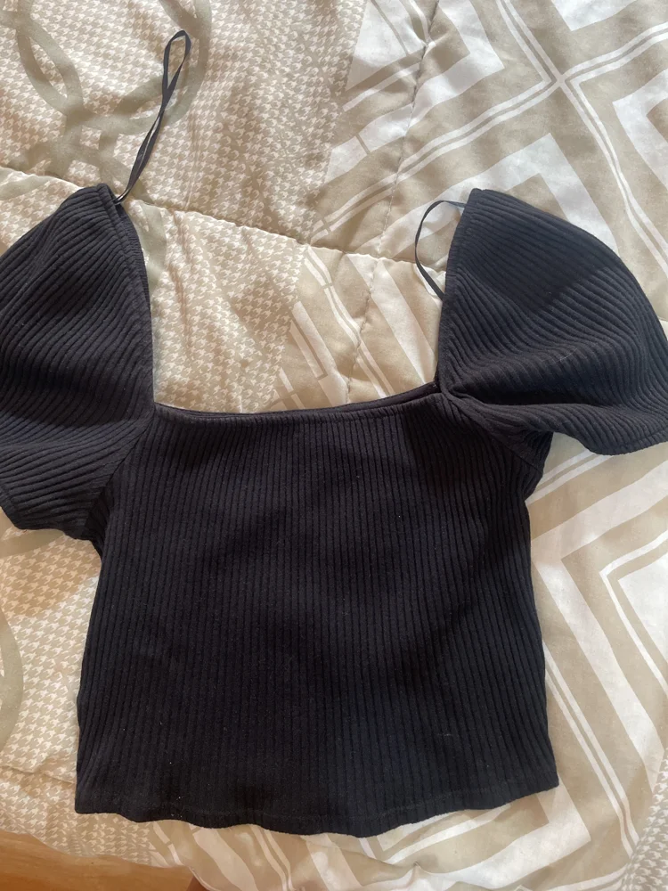 H&M Basic Crop Tops, size S / 36 / 8, photo 2
