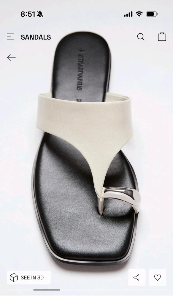 Stradivarius Sandals, size 38, photo 3