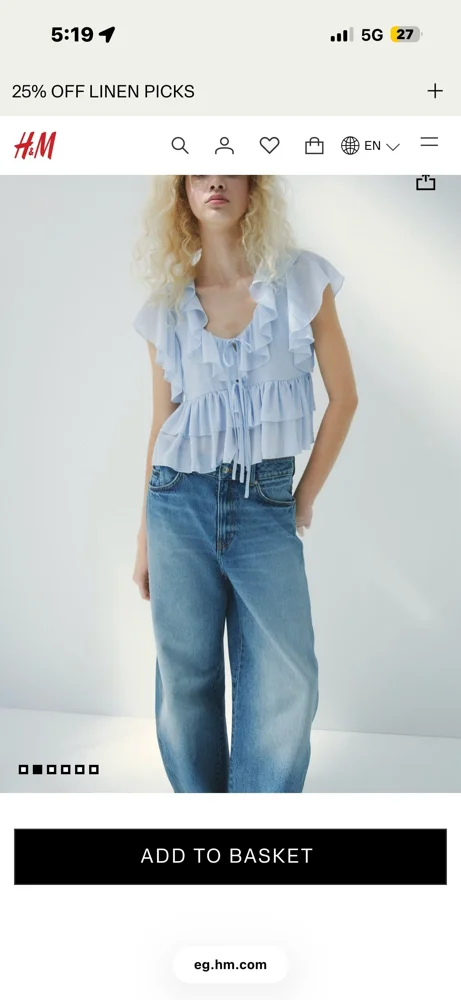 H&M Blouses, Excellent, size XXS / 32 / 4, photo 3
