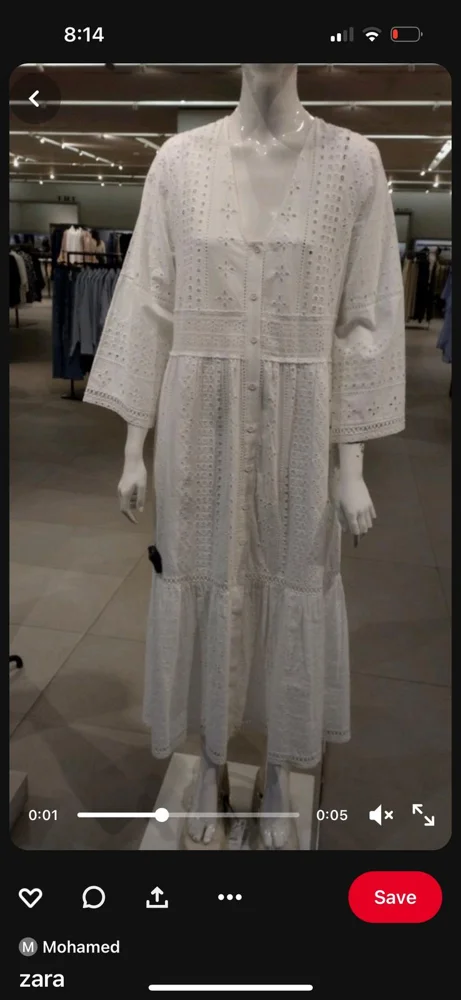 Zara فساتين طويلة
