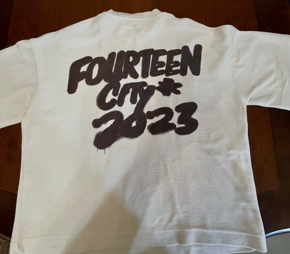Fourteen T-shirts