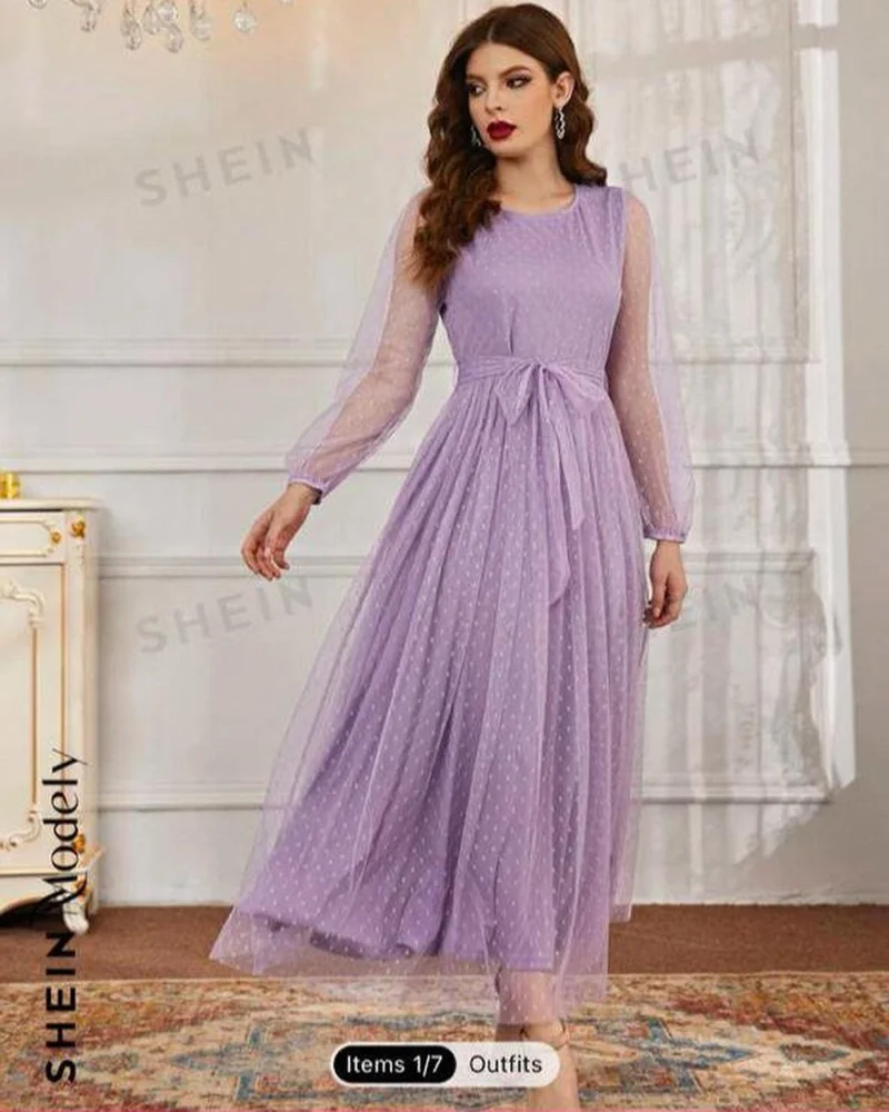 Shein فساتين طويلة