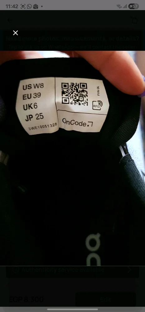 On Cloud Sneakers, size 39, photo 3