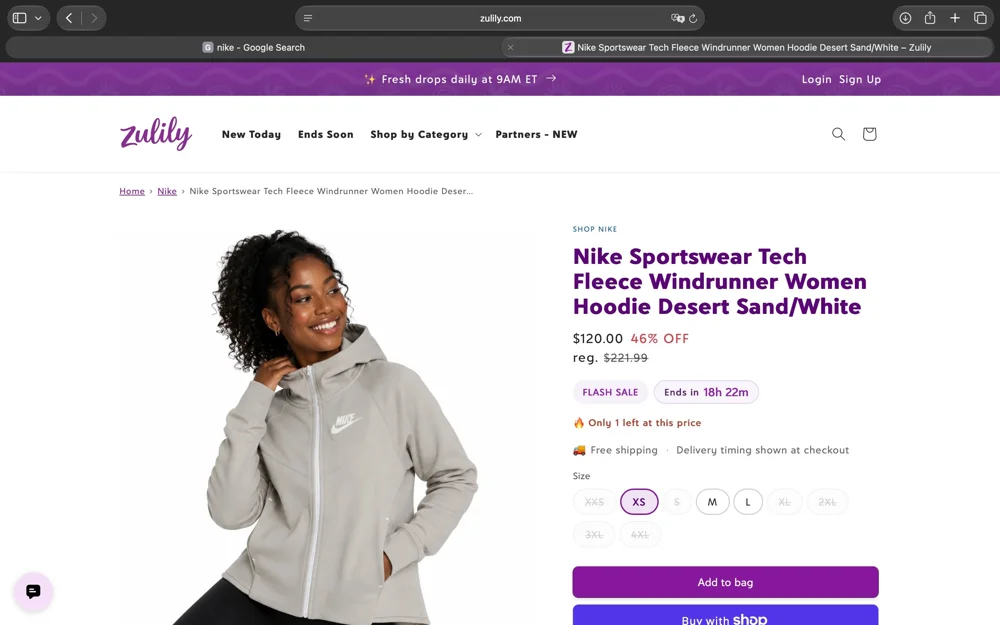Nike Hoodies, Very good, size M / 38 / 10, photo 5