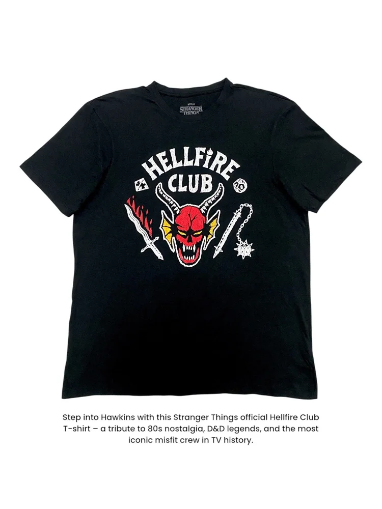 Stranger Things T-shirts, size XL