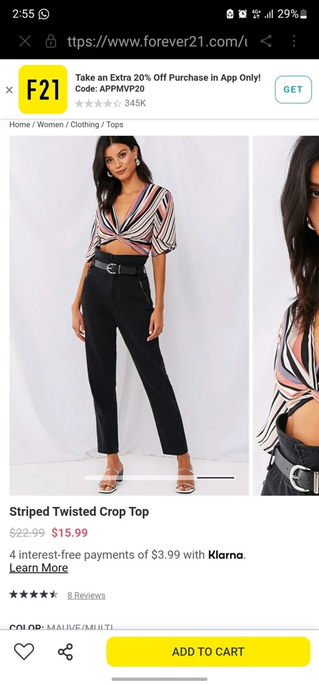 Forever 21 Crop Tops