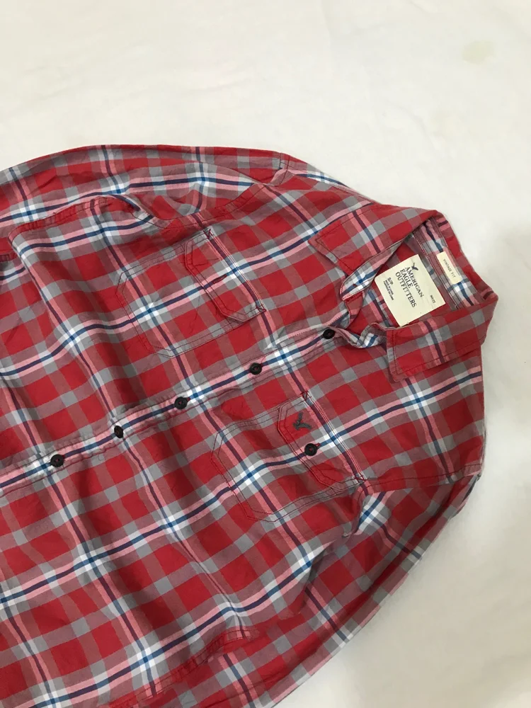 American Eagle Button Down Shirts, Excellent, size M, photo 2