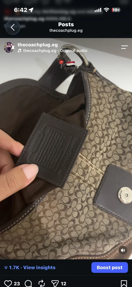 Coach Shoulder Bags, size Other, photo 6