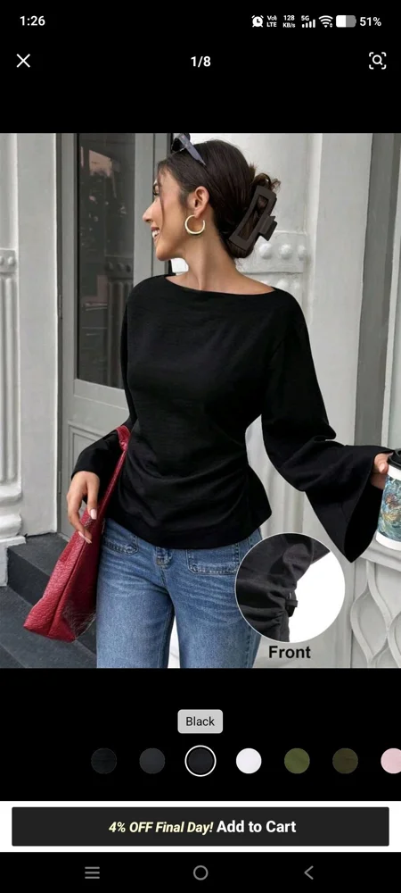 Shein Blouses, size XS / 34 / 6, photo 2