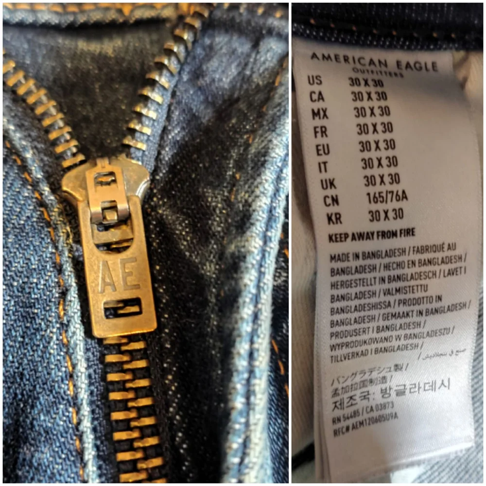 American Eagle Jeans, Excellent, size W30, photo 5