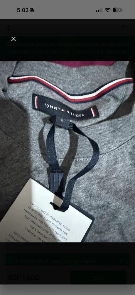 Tommy Hilfiger Shirts, size S / 36 / 8, photo 3