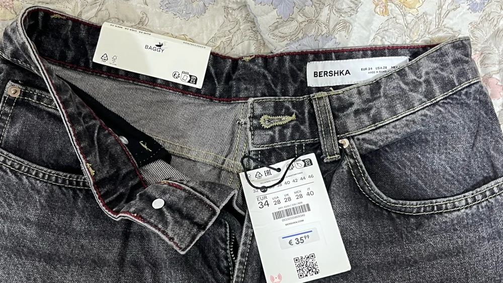 Bershka Jeans, New with tags, size XS / 34 / 6, photo 5