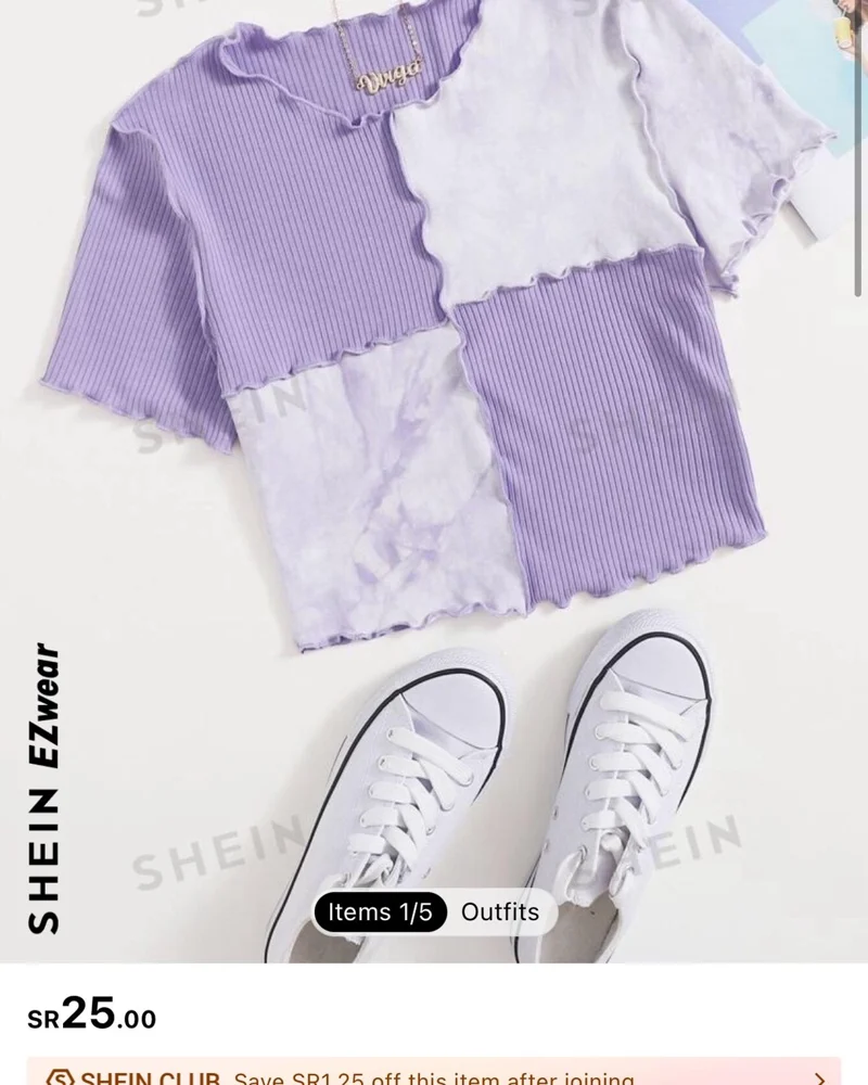 Shein تيشيرتات