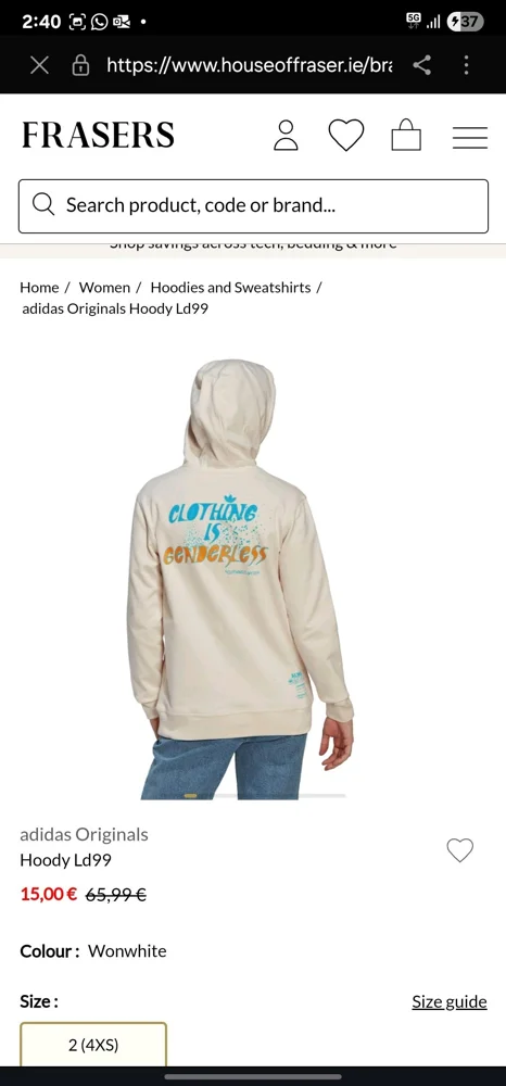 adidas Originals Hoodies, size L / 40 / 12, photo 6