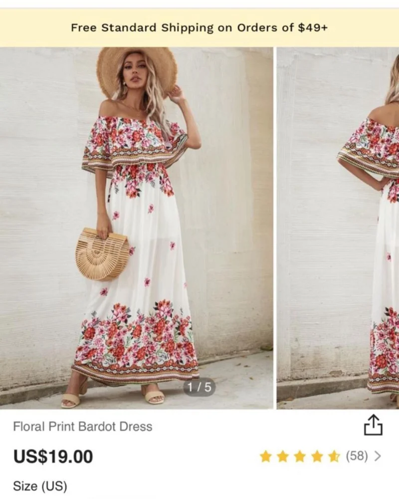 Shein Maxi Dresses, size S / 36 / 8, photo 2
