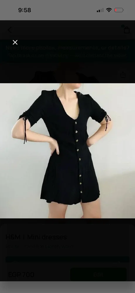 H&M فساتين قصيرة