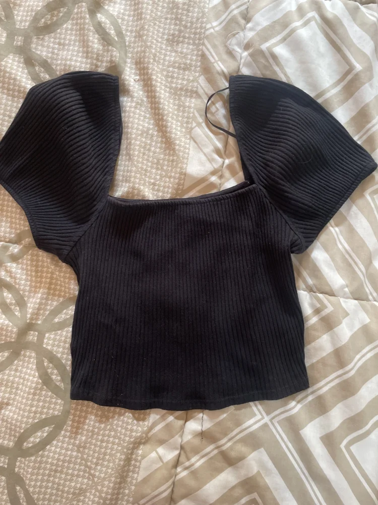 H&M Basic Crop Tops, size S / 36 / 8, photo 3