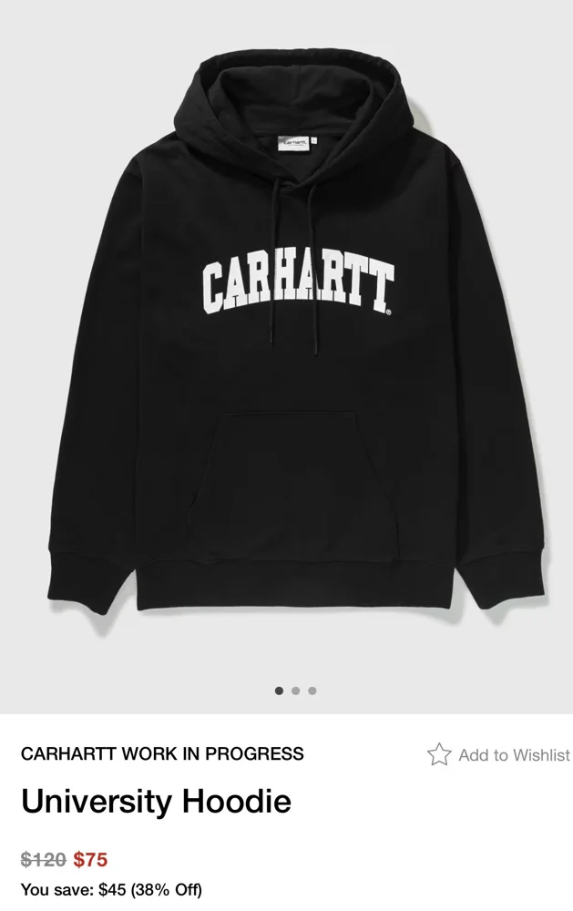Carhartt WIP Hoodies, size S, photo 3