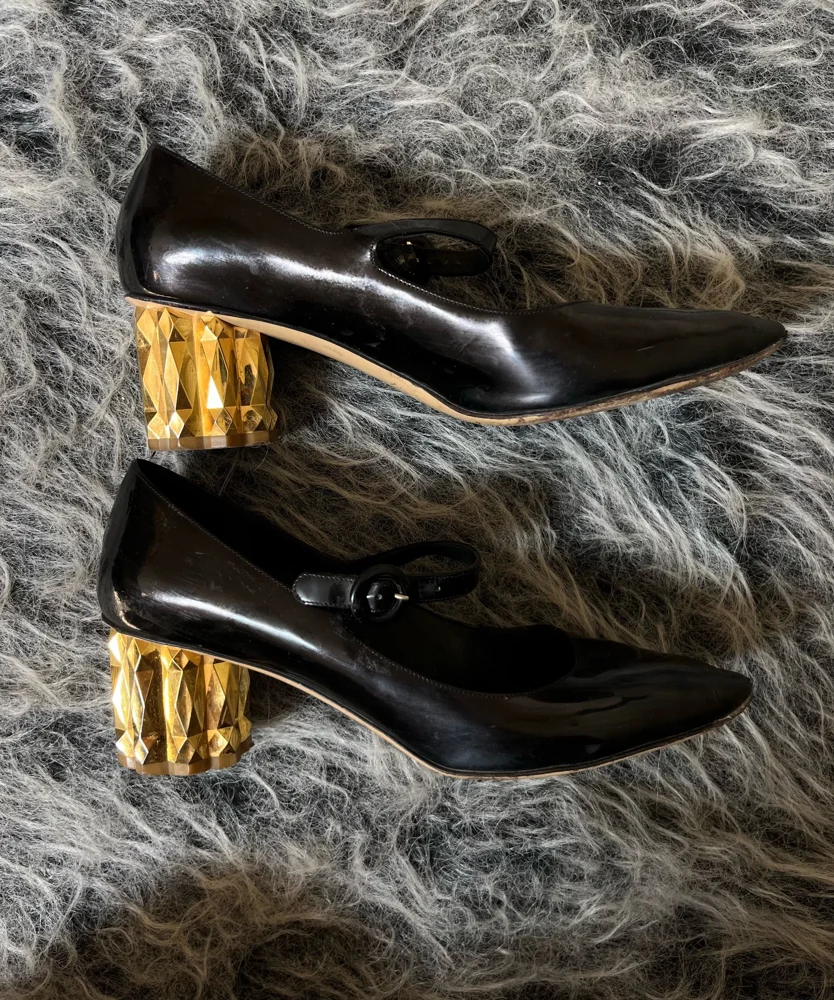 Salvatore Ferragamo Block Heels, size 39, photo 2