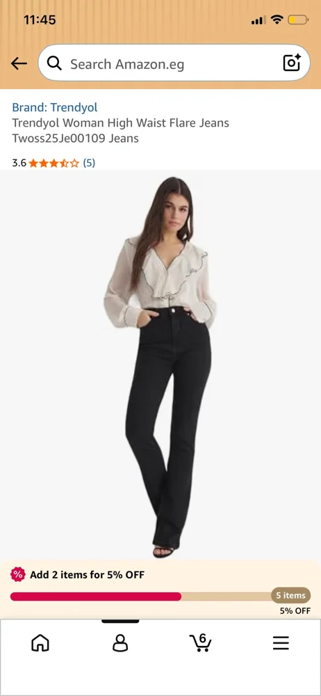 Trendyol Jeans, size XS / 34 / 6, photo 2