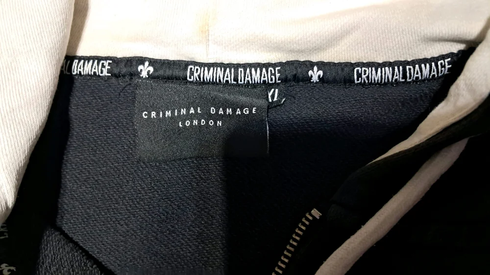 Criminal Damage Hoodies, size XL, photo 3