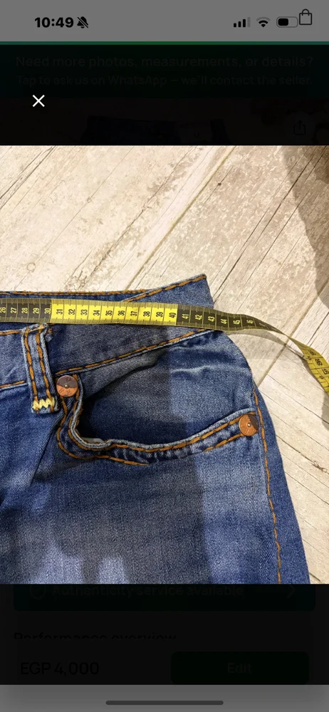 True Religion Jeans, size W30, photo 3