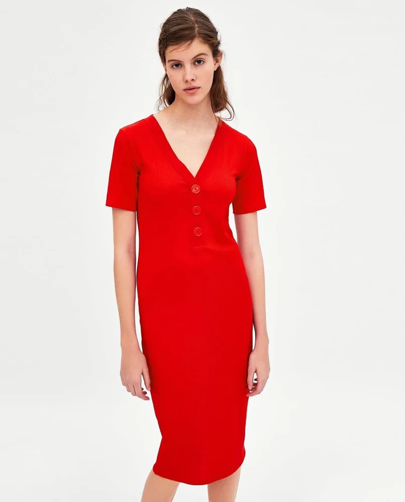 Zara فساتين ميدي