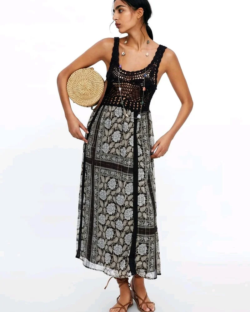 Zara فساتين طويلة