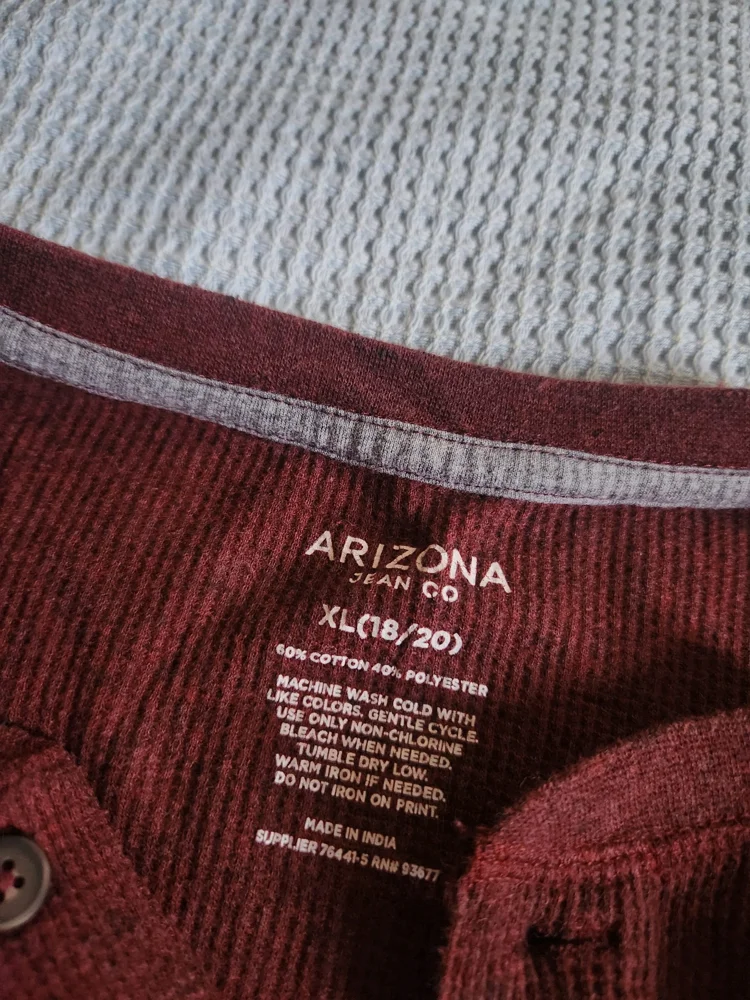 Arizona Long Sleeve Shirts, size XL, photo 5