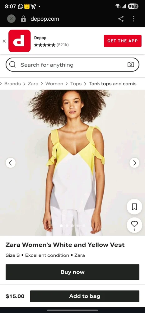 Zara Cami Tops