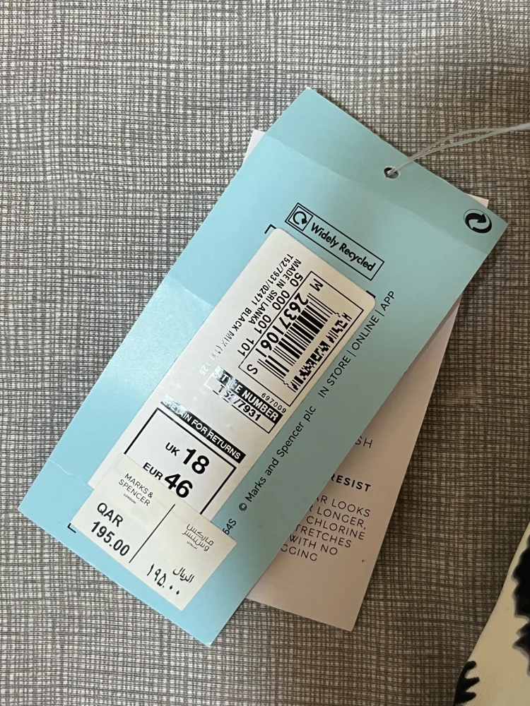 Marks & Spencer One-Piece Swimsuits, size XXXL / 46 / 18, photo 3